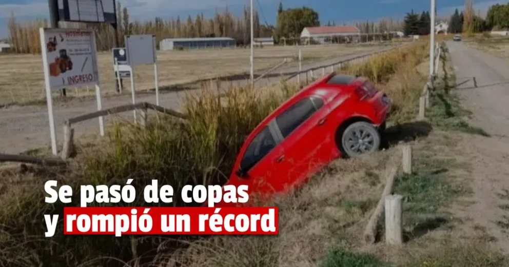 Un joven rompió el récord mundial de alcoholemia: manejaba con 5.79 gramos de alcohol en sangre
