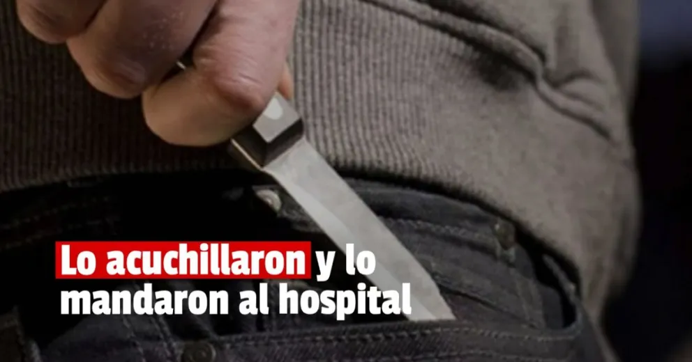 Agredieron y acuchillaron a un joven en Chimbas
