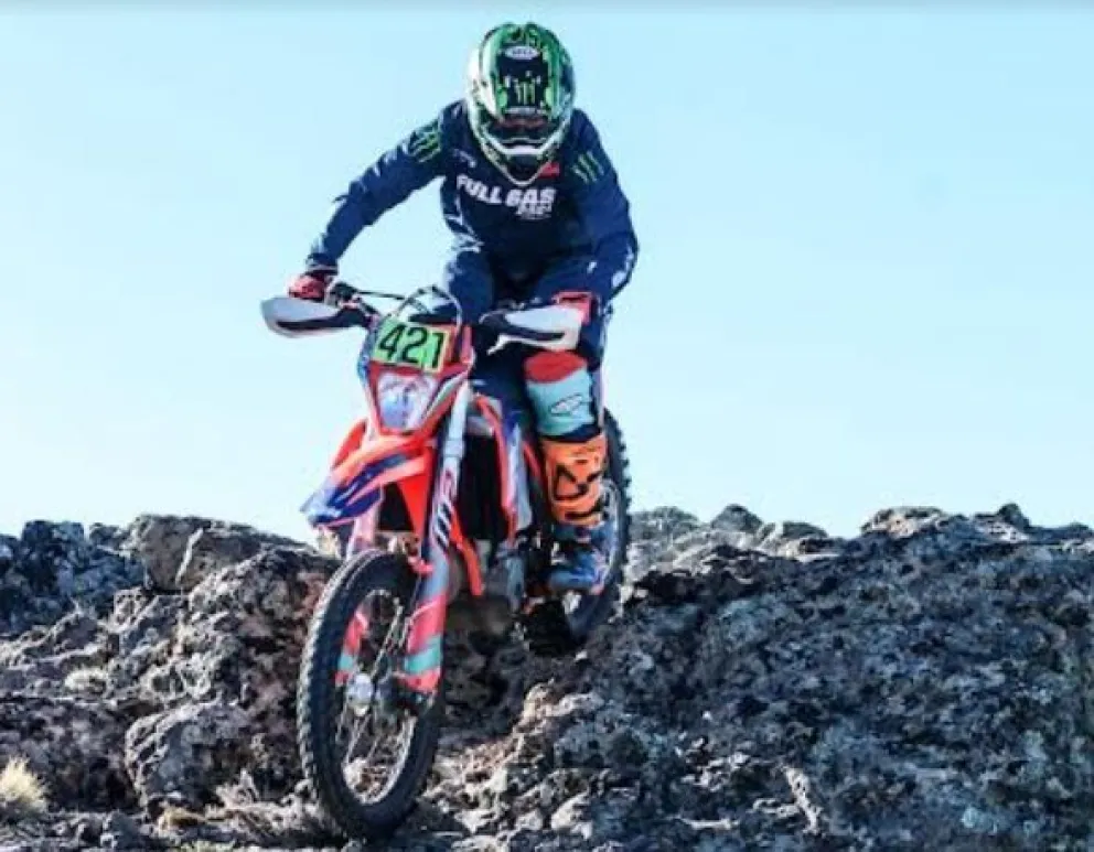 Enduro: Amadeo Detry, segundo en el Enduro de las "SSS" en Pilcaniyeu