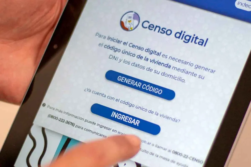 Quienes no fueron visitados por un censista podrán dar aviso a través de la web