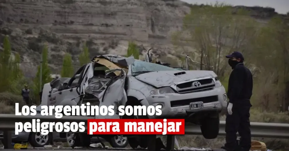 Argentina es el cuarto país más peligroso del mundo para manejar