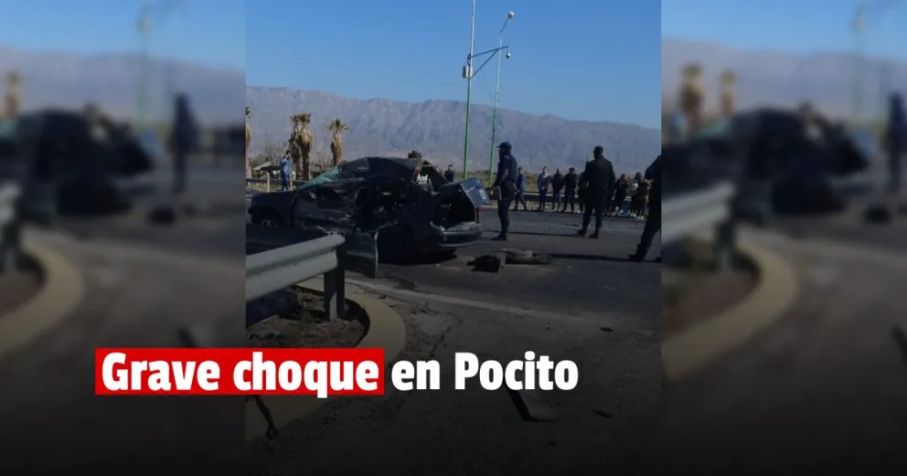 Un camión chocó un auto: hay heridos