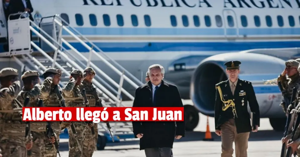 Alberto Fernández llegó a San Juan para entregar un esperado barrio
