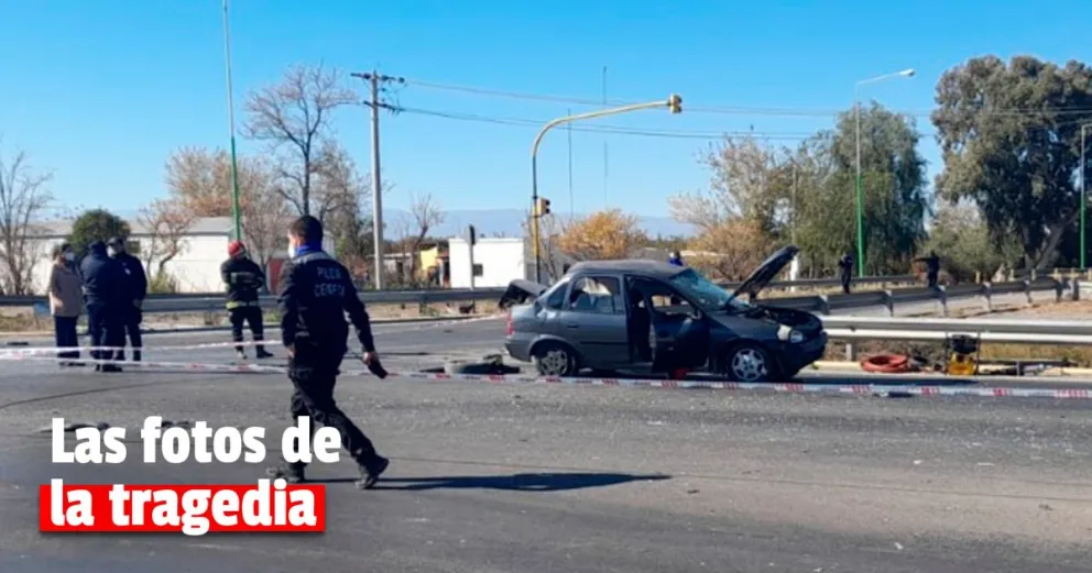 Impactantes fotos del siniestro fatal en Ruta 40 
