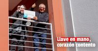 Alberto Fernández y Sergio Uñac realizaron la entrega del barrio Gran Libertador en Rivadavia 