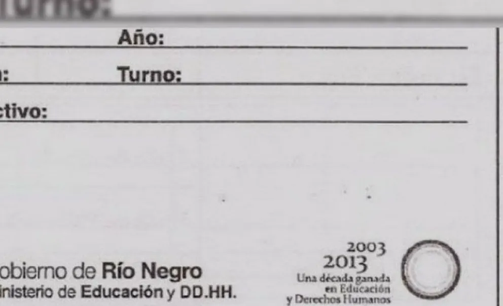 Río Negro decidió poner fin a los boletines de calificaciones