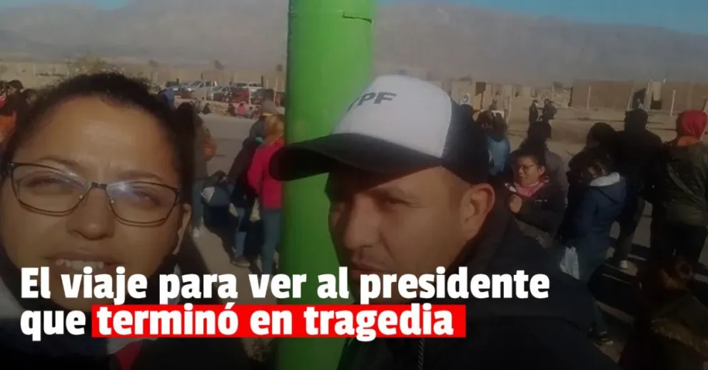 La pareja que chocó en Pocito venía de ver a Alberto Fernández