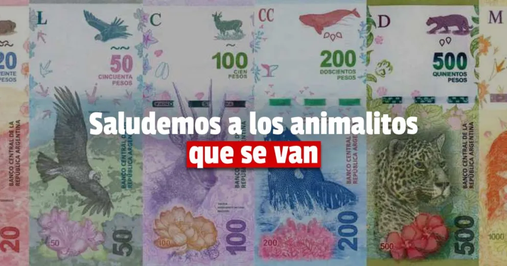 El Gobierno anunciará el reemplazo de los animales de los billetes por próceres