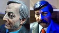 Río Gallegos: cayó el hombre que vandalizó las estatuas de Néstor Kirchner y Freddy Martínez