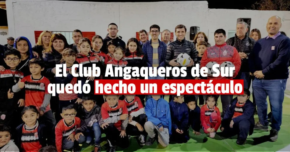 Estrenaron obras en el club Angaqueros del Sur, en San Martín 