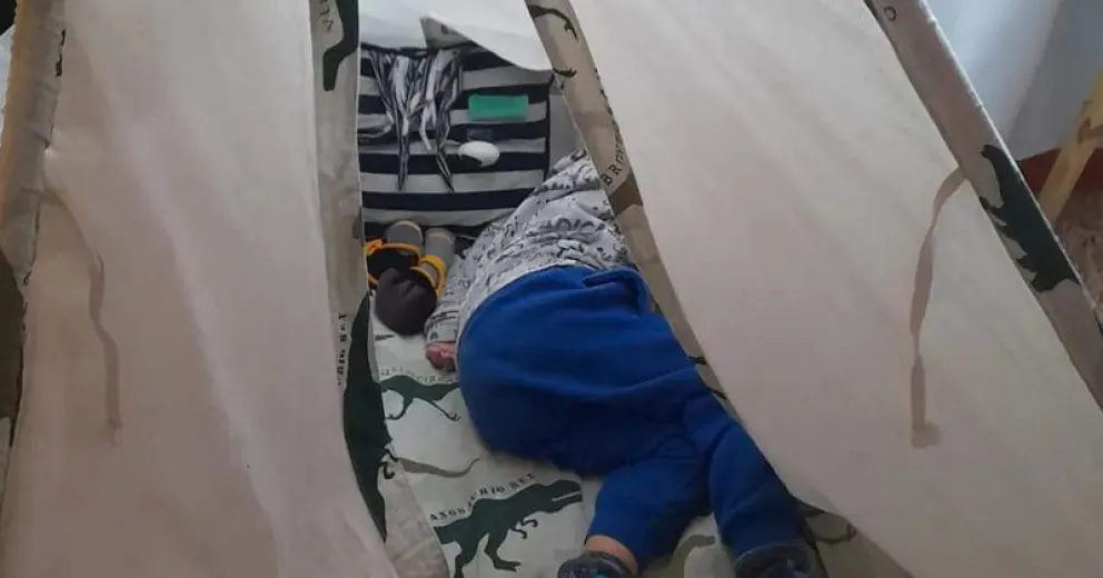 Manifestación con bombas de estruendo en el centro provocó una crisis a un niño con autismo