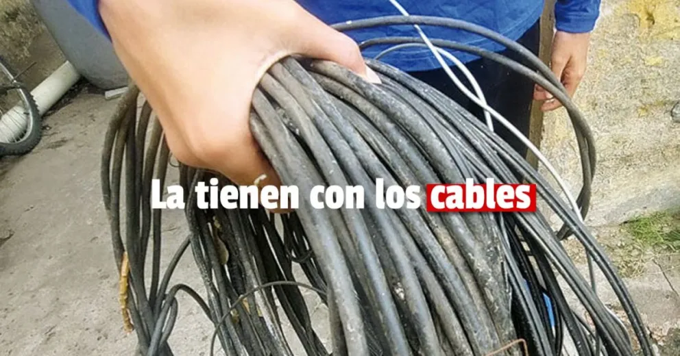 Robaron cables, los detuvieron y fueron condenados
