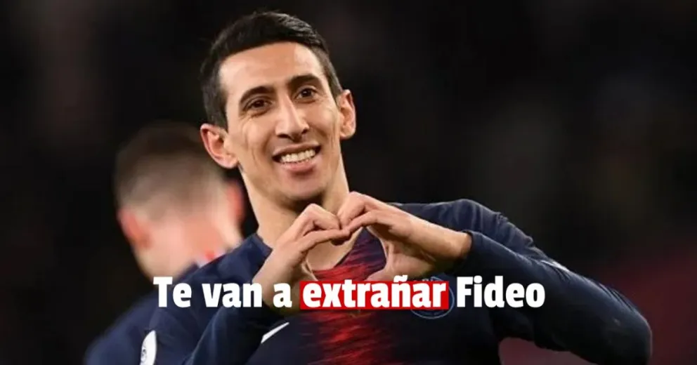 Ángel Di María se despidió del PSG y su futuro estaría en Italia