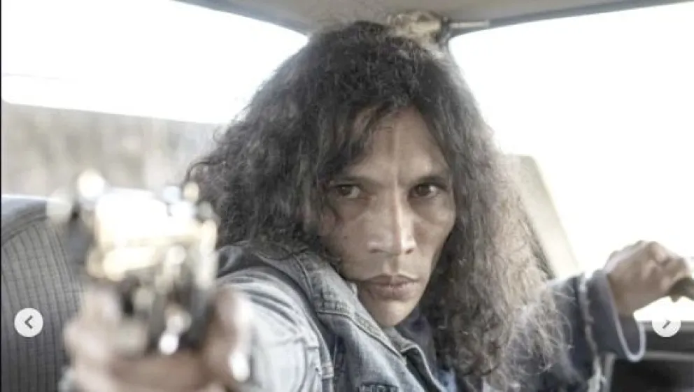 El misionero Cristian Salguero, en ‘Franklin...’, un thriller de mafiosos