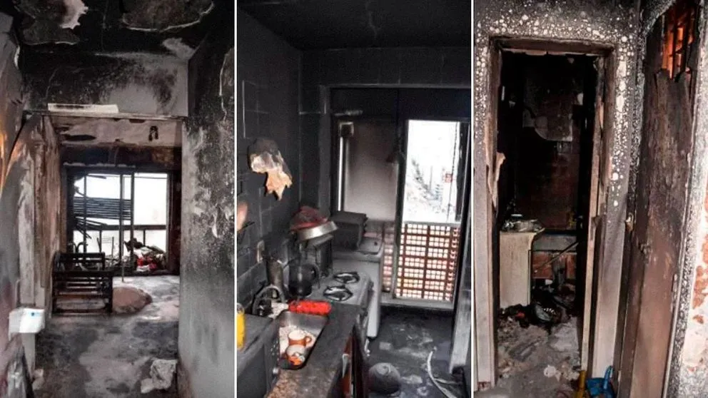 Barrio Lavalle: una familia de nueve hijos no puede terminar de reconstruir la casa incendiada