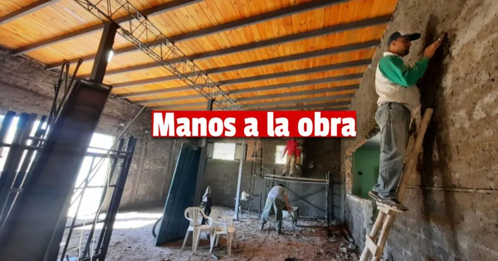 Se trabaja en el Club López Peláez para que quede como nuevo 