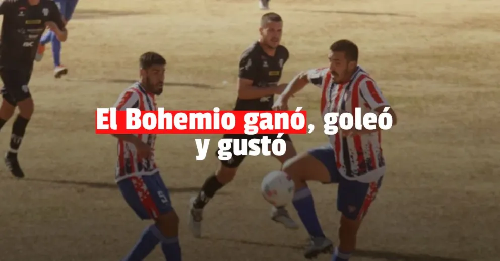 El Bohemio goleó y se alejó de la zona de descenso 