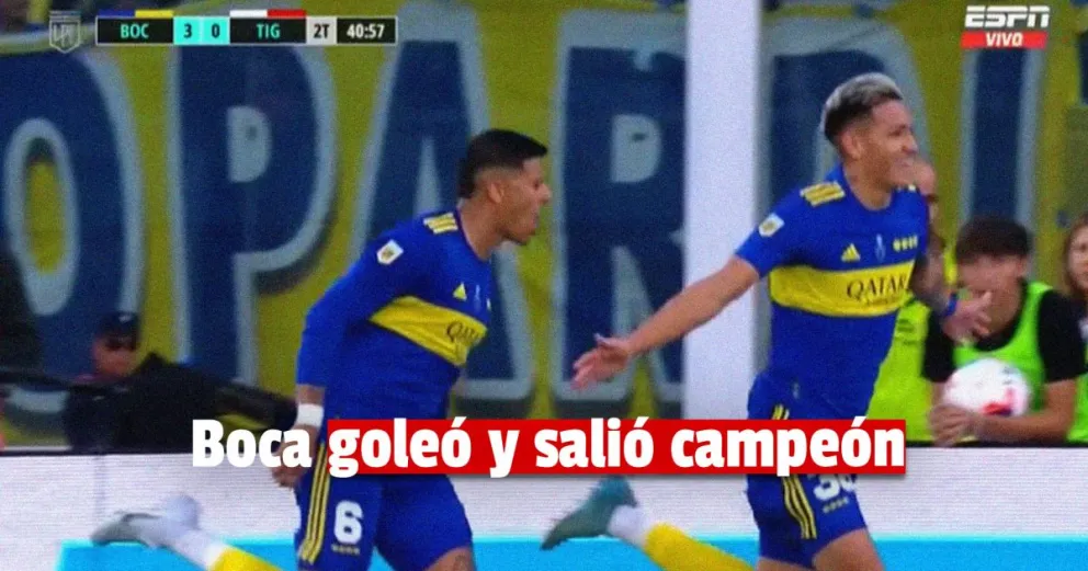 Boca se consagró campeón de la Copa de la Liga Profesional