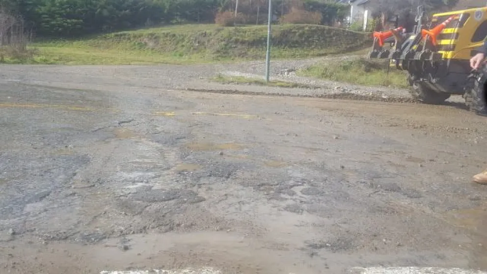 Se desbordó un arroyo y generó complicaciones sobre la Ruta Nacional 40