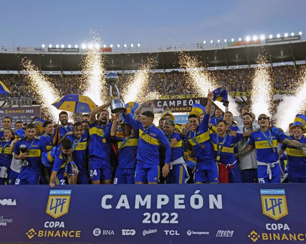Boca goleó a Tigre y se consagró campeón de la Copa de la Liga