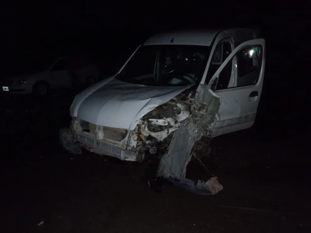 Choque nocturno en la ruta 3, cuatro heridos y un conductor ebrio