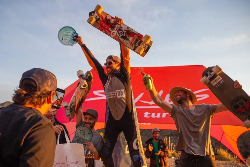 San Luis recibió la 1ª fecha del Campeonato Nacional de Longboard y Downhill