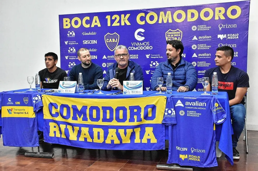 Lanzaron la corrida atlética “Boca 12K Comodoro”
