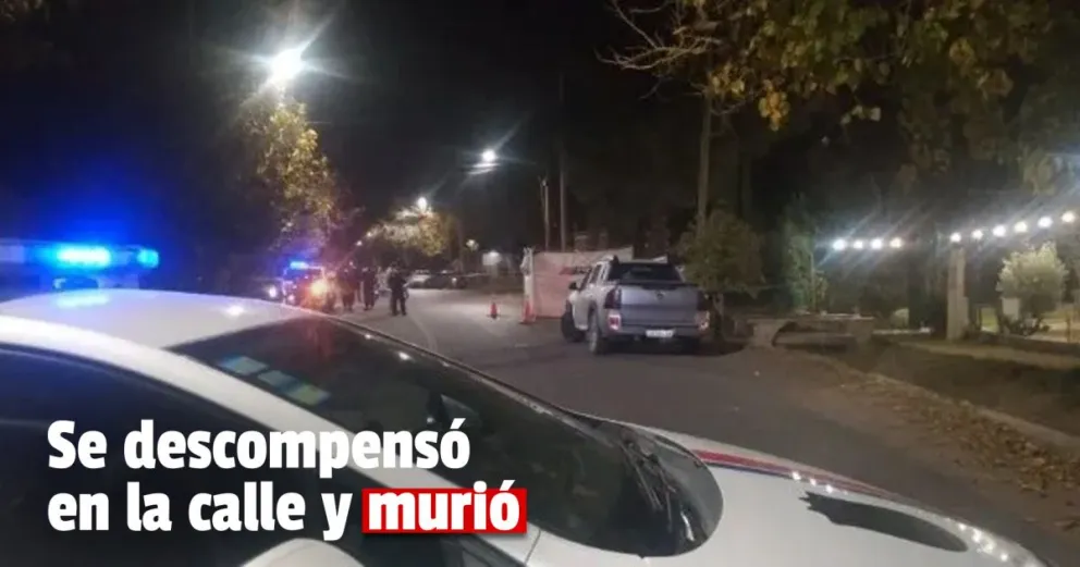 Falleció una mujer en la vía pública 