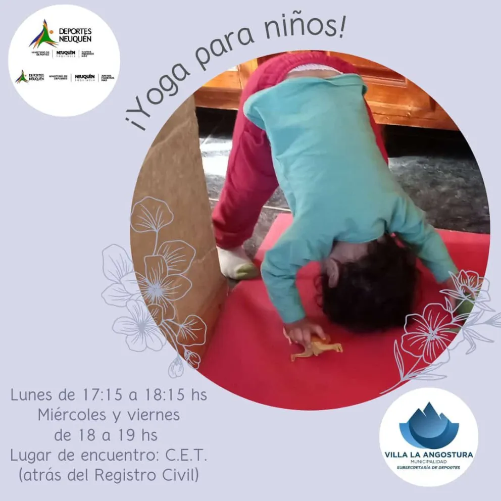 Abren inscripciones para clases de Yoga para niños y niñas