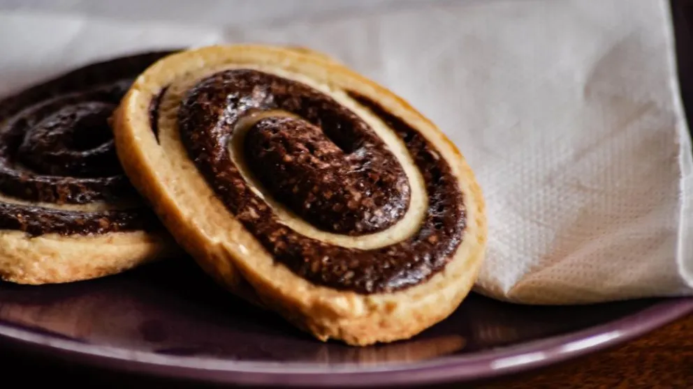 Algo dulce para la tarde: hacé espirales de vainilla y chocolate