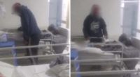 Indignante: un hombre golpeó al hijo de su pareja, que estaba internado, y todo quedó filmado