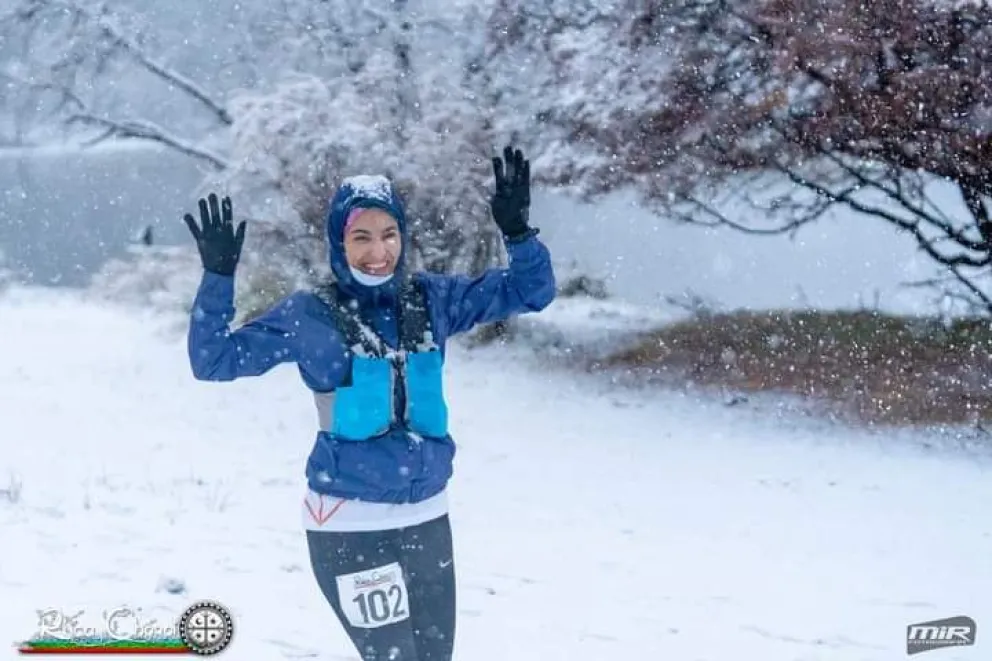  Vanina Nimis, se ubicó tercera en el trail Calvario "Ruca Choroi"