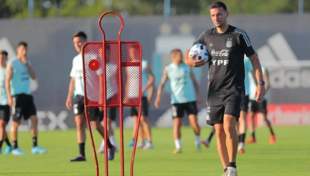 La Selección Argentina está en Bilbao concentrando para la Finalissima