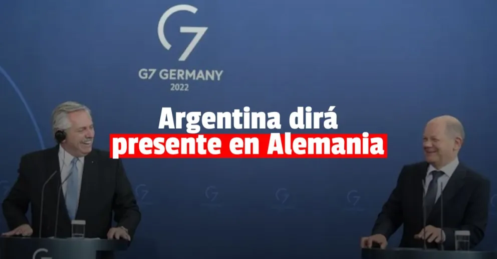 Argentina participará de la próxima cumbre del G7 en Alemania