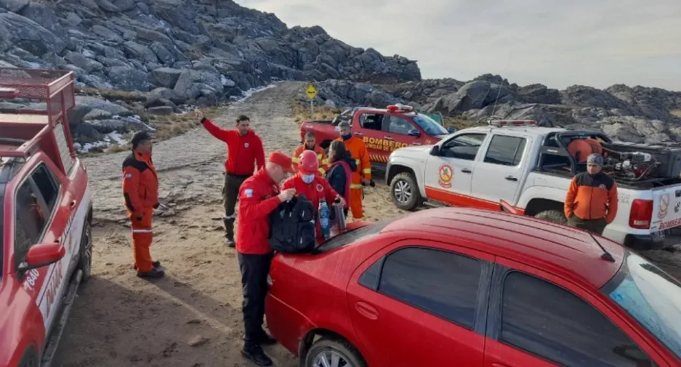 Encontraron sana y salva a la pareja que se había extraviado en el cerro Champaquí