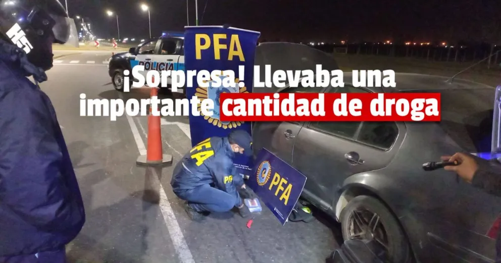 Detuvieron a un hombre con un kilo de cocaína