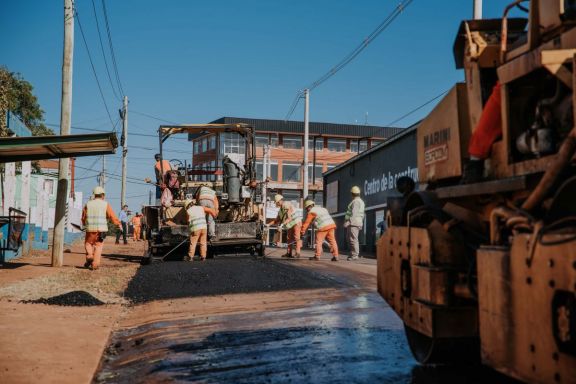 En Puerto Iguazú continúan con obras públicas para mejorar la ciudad
