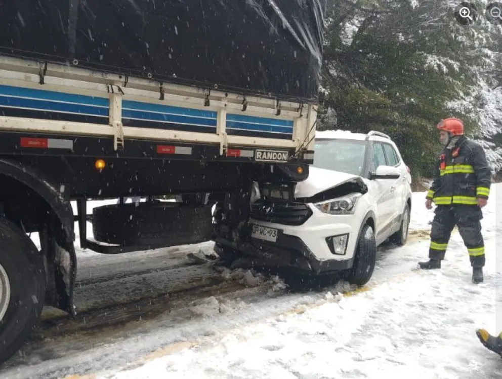 Choque con daños materiales y una herida leve en la ruta 231