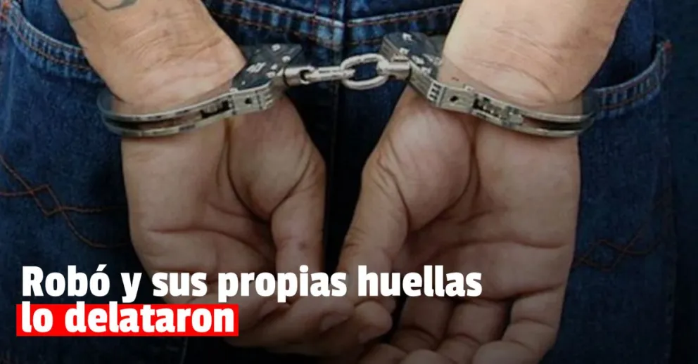 Robó en el interior de un auto y lo delataron las huellas dactilares