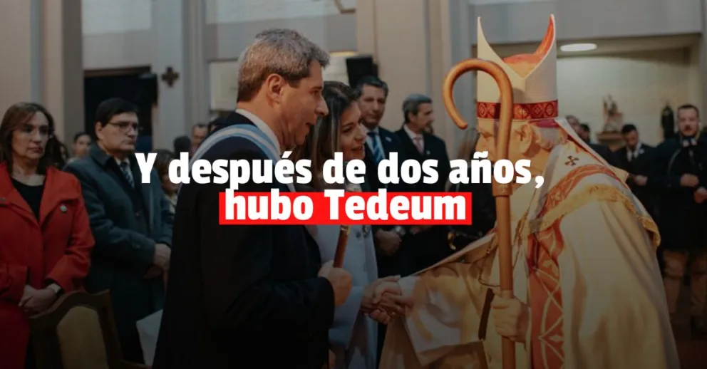 Después de dos años, el Tedeum del 25 de Mayo volvió a ser presencial 