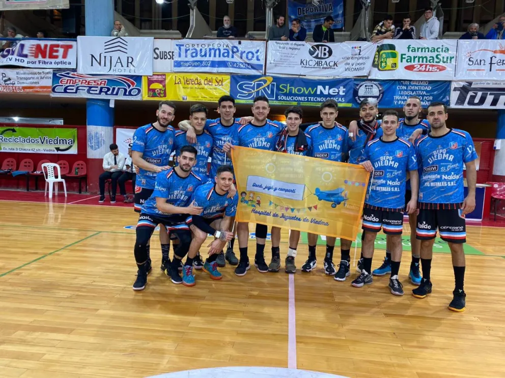 A pesar del traspié de Viedma en el Polideportivo, el Hospital de Juguetes salió ganando