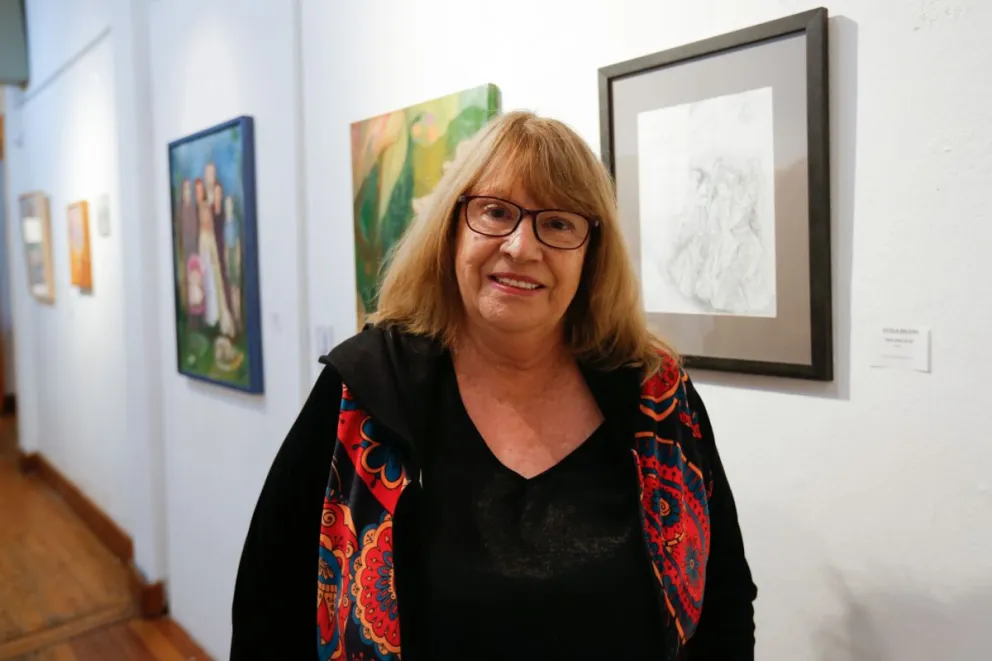 Estela Bruera, “re feliz” con su muestra