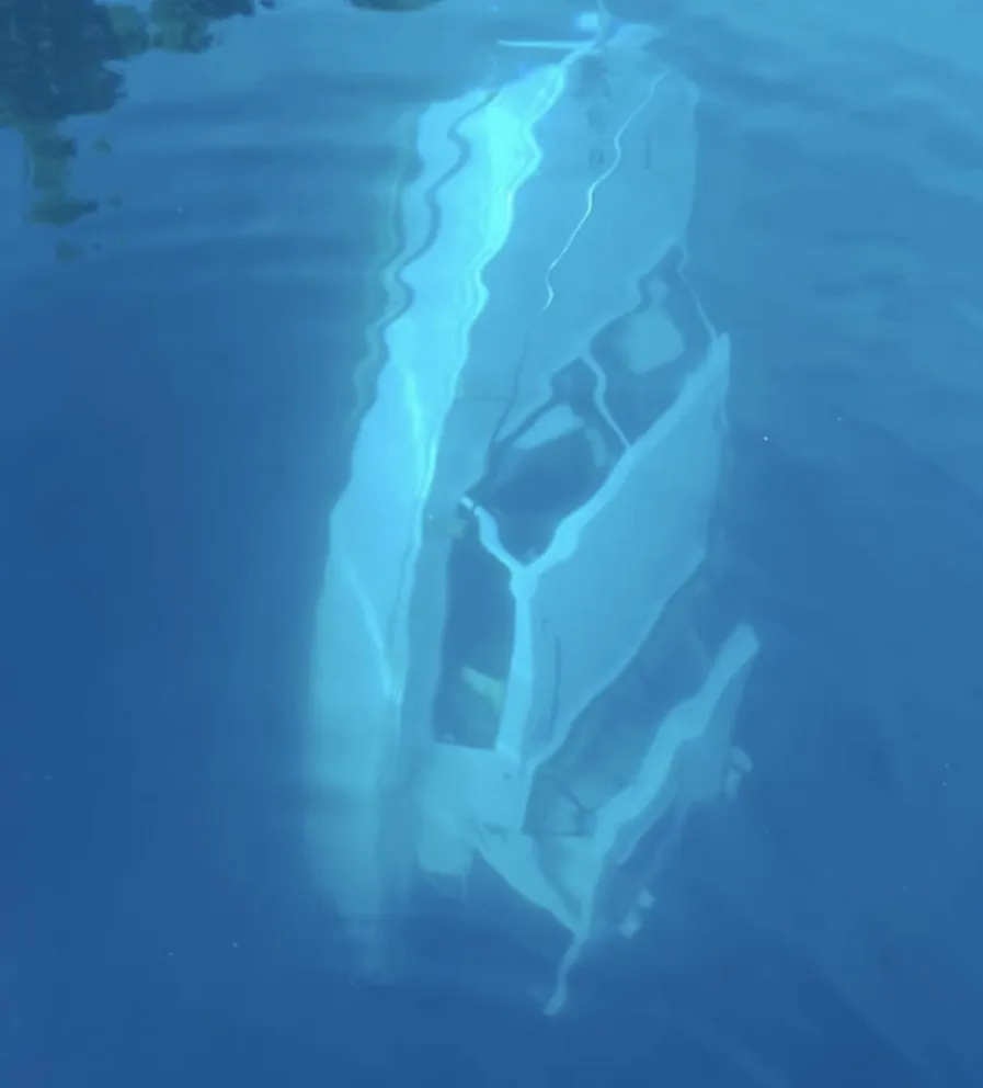 Una lancha se hundió en el lago Nahuel Huapi