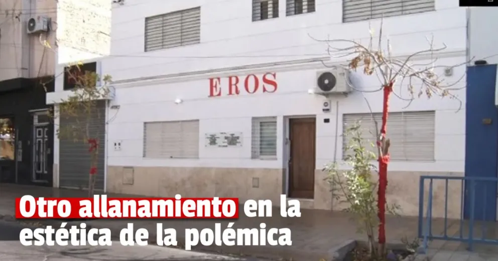 Investigación: allanaron nuevamente la estética Eros