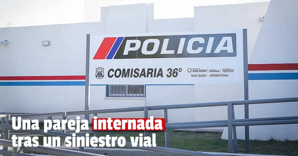 Un camión impactó contra una pareja que circulaba en moto y terminaron internados