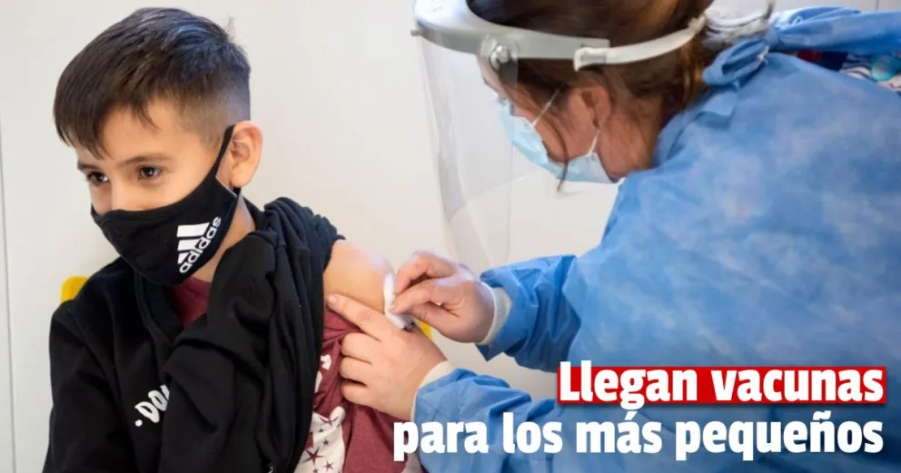 Llegaron 16.200 dosis de Pfizer para vacunar a niños de 5 a 11 años