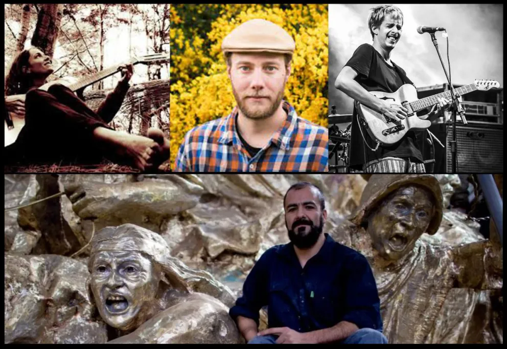 Artistas locales exponen sus trabajos en el Cine de la Lluvia