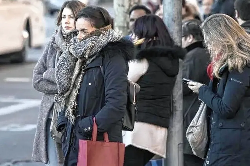 El frío polar se instaló en Chubut