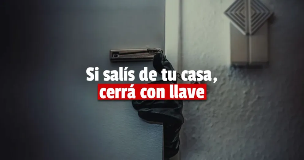 Salieron a comprar y cuando volvieron encontraron a dos delincuentes dentro de la casa