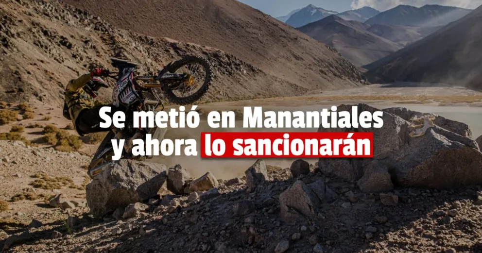 Sancionarán a un piloto español por circular en área protegida sanjuanina